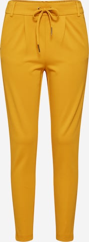 ONLY Slim fit Pleat-front trousers 'Poptrash' in Yellow: front