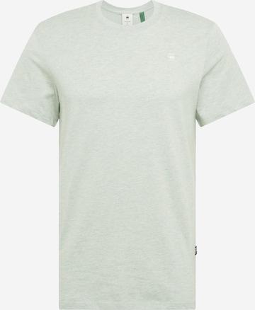 T-Shirt G-Star RAW en vert : devant