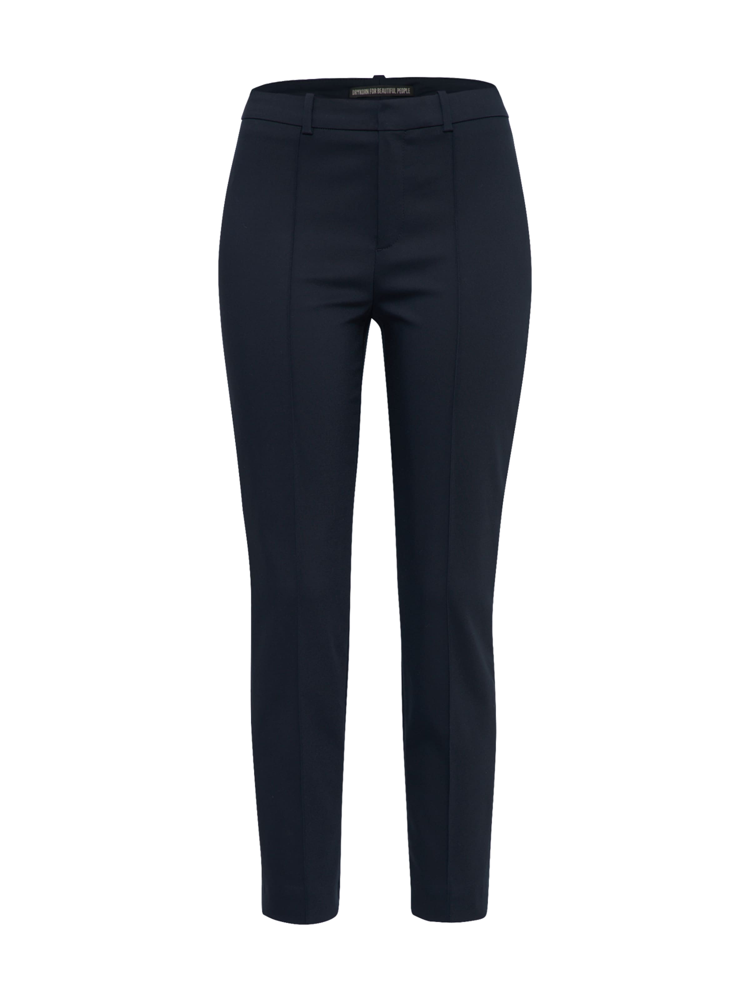 DRYKORN regular Παντελόνι με τσάκιση 'Act' σε μπλε: μπροστά