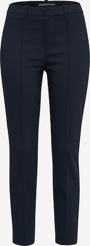 DRYKORN Regular Pleated Pants 'Act' in Blue: front