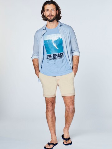 CHIEMSEE - Regular Fit Camisa funcionais em azul