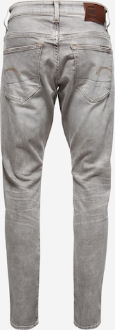 Tapered Jeans '3301 Tapered' di G-Star RAW in grigio: dietro