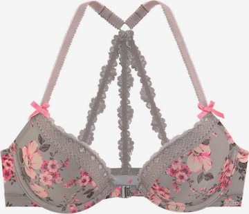 Push-up Soutien-gorge s.Oliver en gris : devant