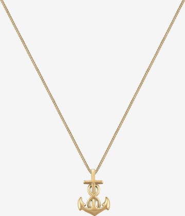 ELLI Ketting 'Anker, Infinity, Kreuz' in Goud