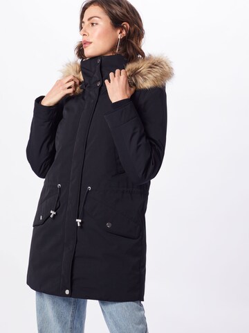 ONLY Winterparka in Zwart: voorkant