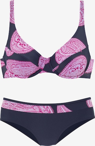 LASCANA Bikini in Roze: voorkant