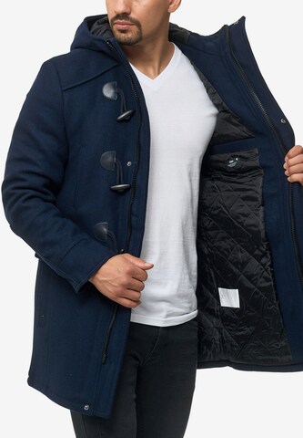 INDICODE JEANS Winterjas in Blauw