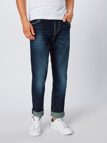 TOM TAILOR Loosefit Jeans 'Trad' in Blauw: voorkant