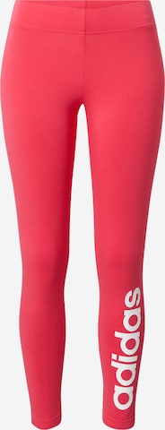 ADIDAS SPORTSWEAR Skinny Sporthose  'Essentials Linear' in Pink: predná strana