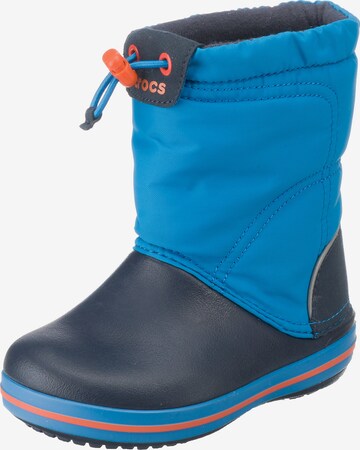 Crocs Snow Boots in Blue: front