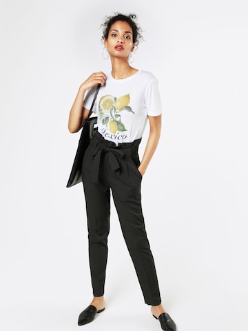 Y.A.S Regular Pleat-Front Pants in Black