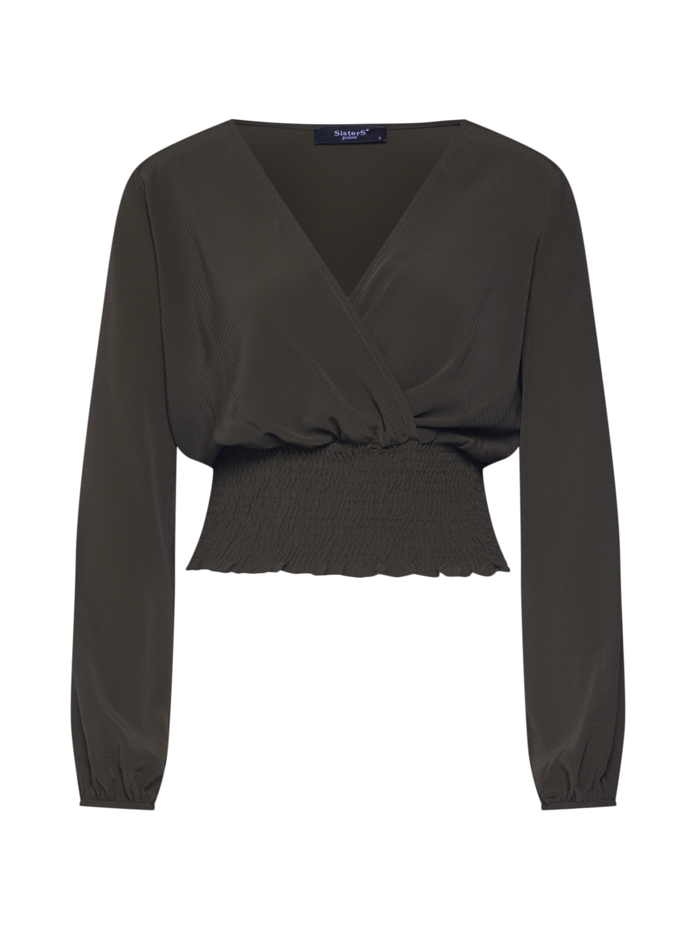 SISTERS POINT - Blouse 'Githa-LS' in de kleur Kaki