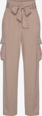 BUFFALO - regular Pantalón cargo en beige: frente