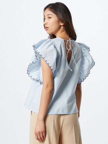 VERO MODA Bluse 'Laci' in Blau