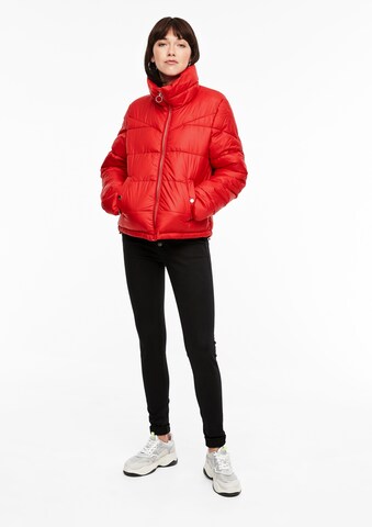 QS Zimní bunda – červená