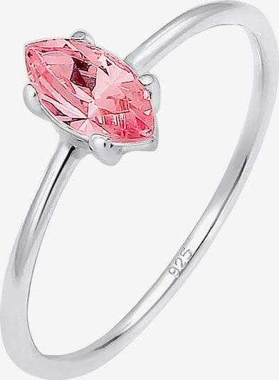 Žiedas iš ELLI, spalva – rožinė / sidabrinė, Prekių apžvalga