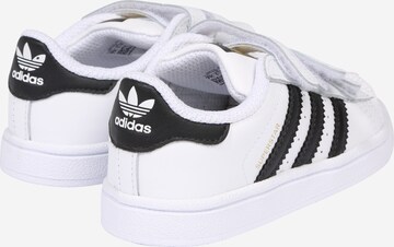 ADIDAS ORIGINALS Sneakers 'Superstar' in Wit: terug