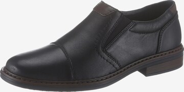RIEKERSlip On cipele - crna boja: prednji dio