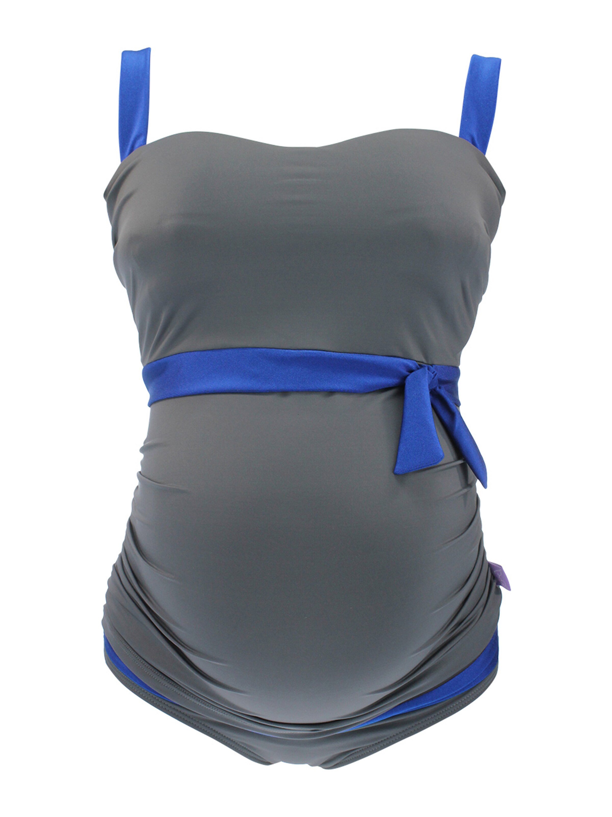 Fascia Tankini 'Alena' di petit amour in grigio: frontale