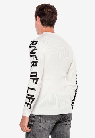 CIPO & BAXX Sweater 'River' in White