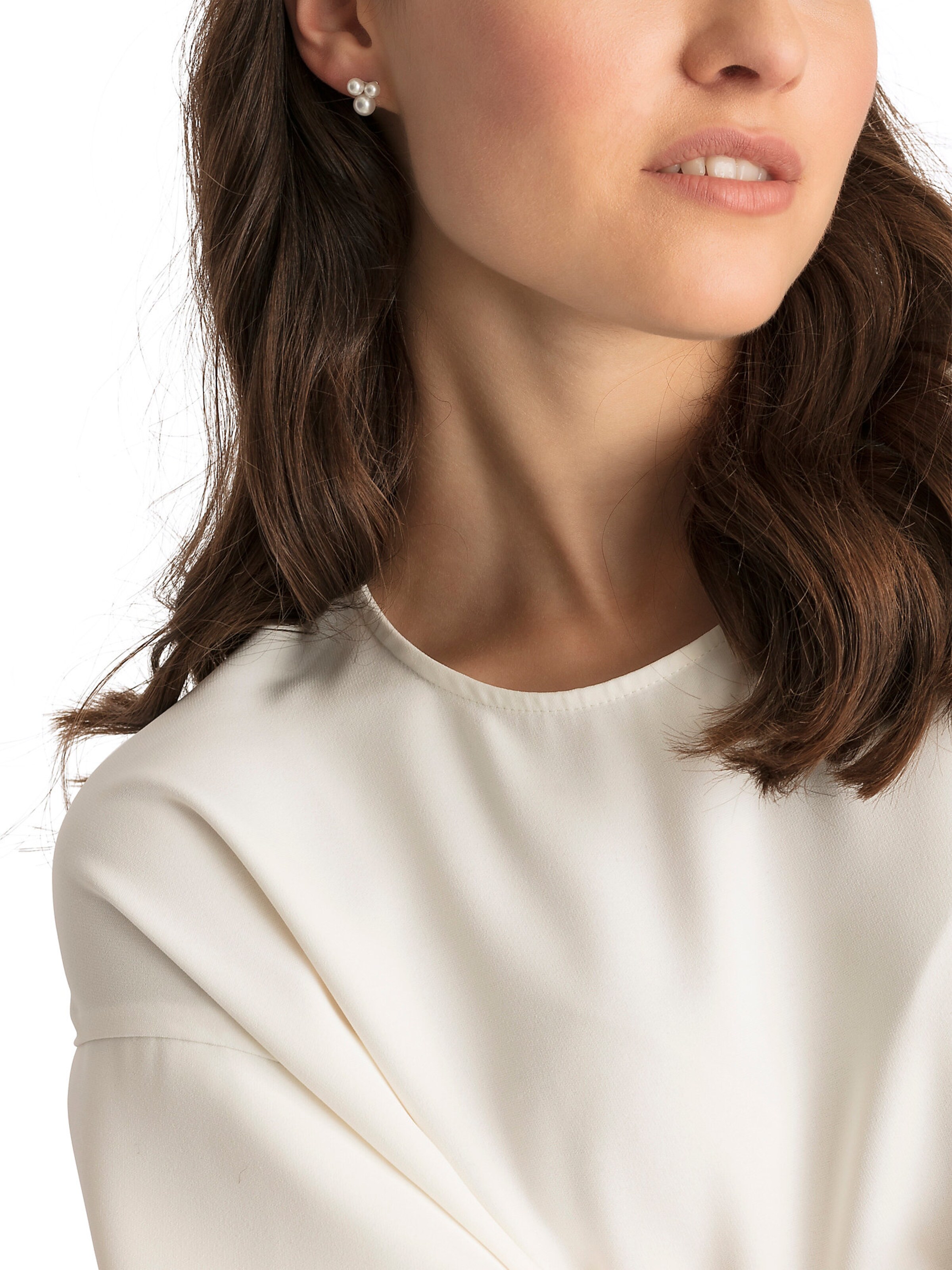 CHRIST Earrings in White