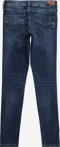 Coupe slim Jean 'Pixlette' Pepe Jeans en bleu : derrière