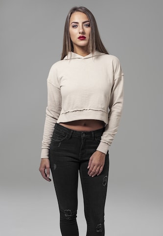 Urban Classics Sweatshirt in Beige: voorkant