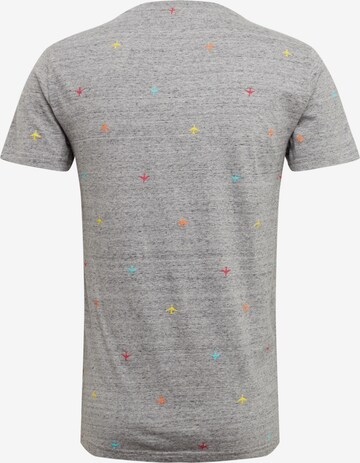 Superdry Regular Fit T-Shirt 'AOP' in Grau