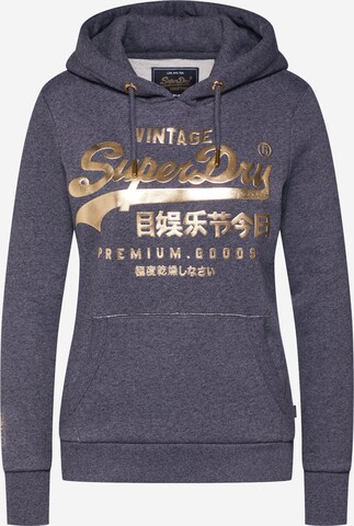 Superdry Sweatshirt in Grau: predná strana