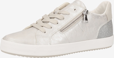 GEOX Zapatillas deportivas bajas en gris plateado / plata / blanco, Vista del producto