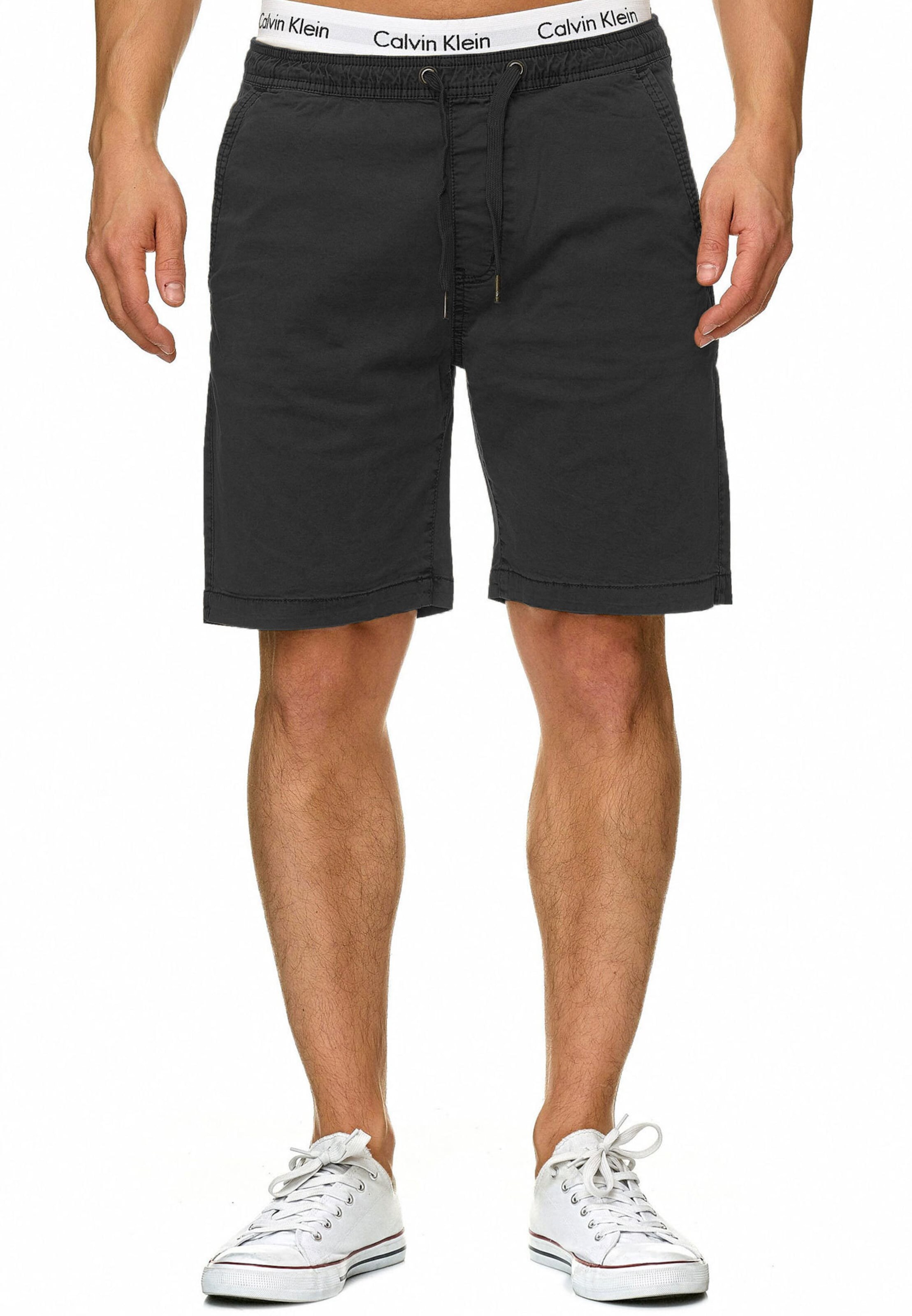 INDICODE JEANS Regular Broek 'Kelowna' in Zwart: voorkant