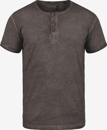 !Solid Shirt 'Tihn' in Bruin: voorkant