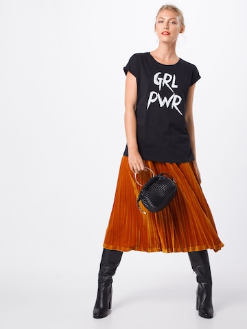 Tricou 'Grl Pwr' de la Merchcode pe negru