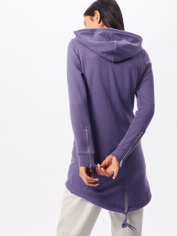 Urban Classics - Sudadera con cremallera en lila: atrás
