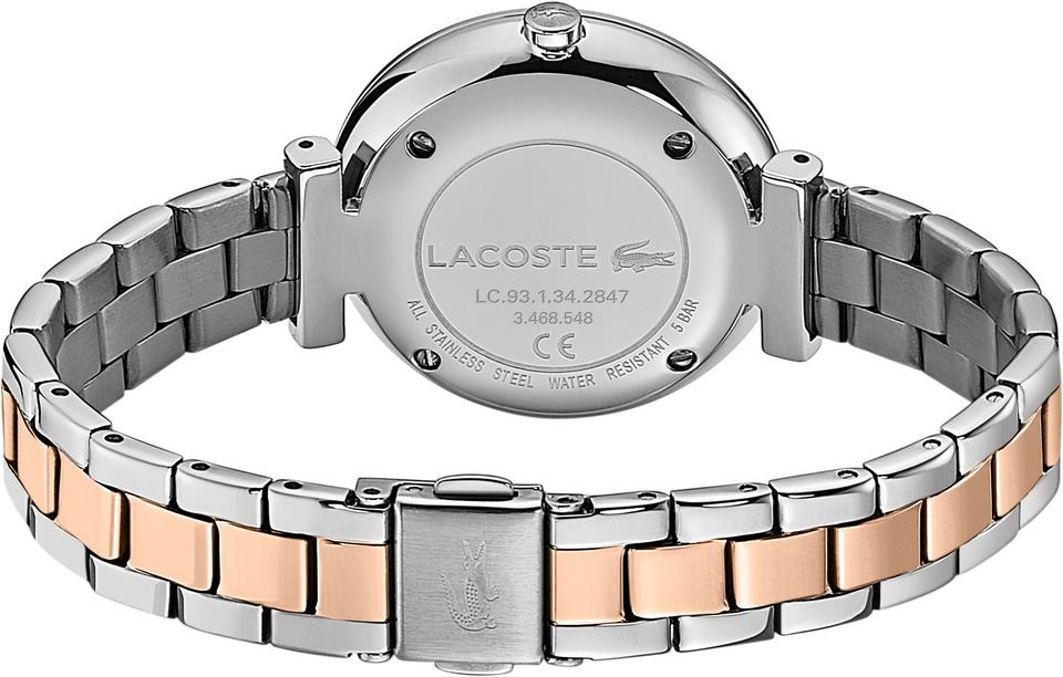 LACOSTE Analoguhr in Silber 