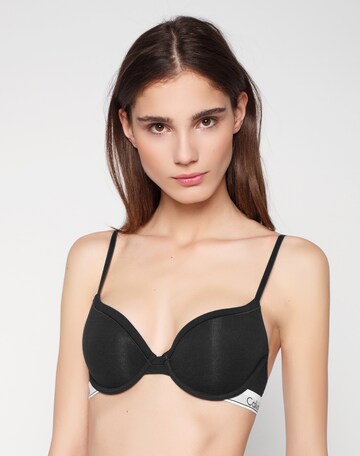 Invisible Soutien-gorge Calvin Klein Underwear en noir : devant