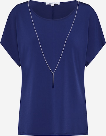 T-shirt 'Mandy' ABOUT YOU en bleu : devant