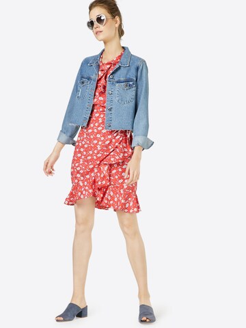 VERO MODA Jurk 'Molly' in Rood