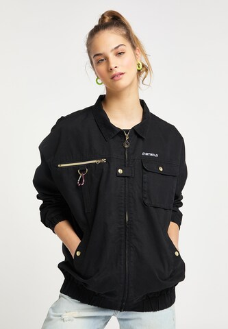 MYMO Between-season jacket in Black: front