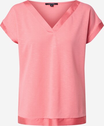 COMMA T-shirt i rosa: framsida