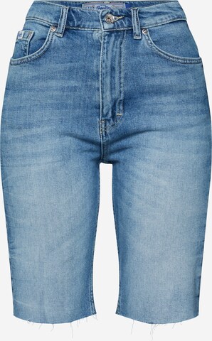 Superdry Slimfit Jeans 'Kari' in Blauw: voorkant