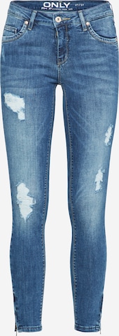 ONLY Skinny Jeans 'KENDELL' in Blauw: voorkant