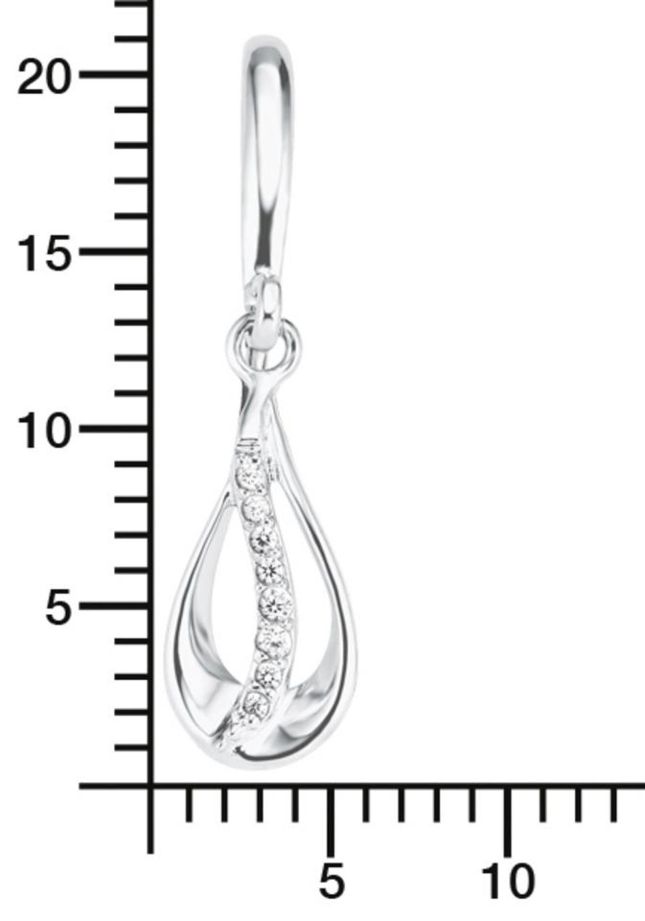 AMOR Earrings 'Tropfen' in Silver