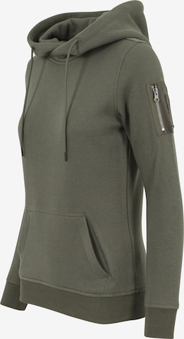 Urban Classics Sweatshirt in Groen