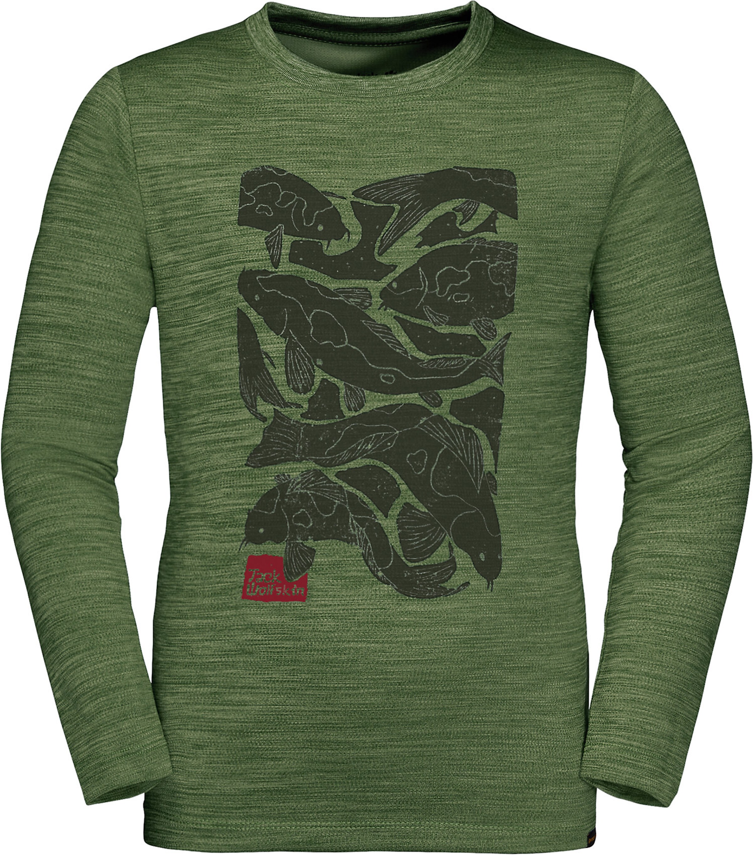 JACK WOLFSKIN - Shirt 'Vargen' in hellgrün
