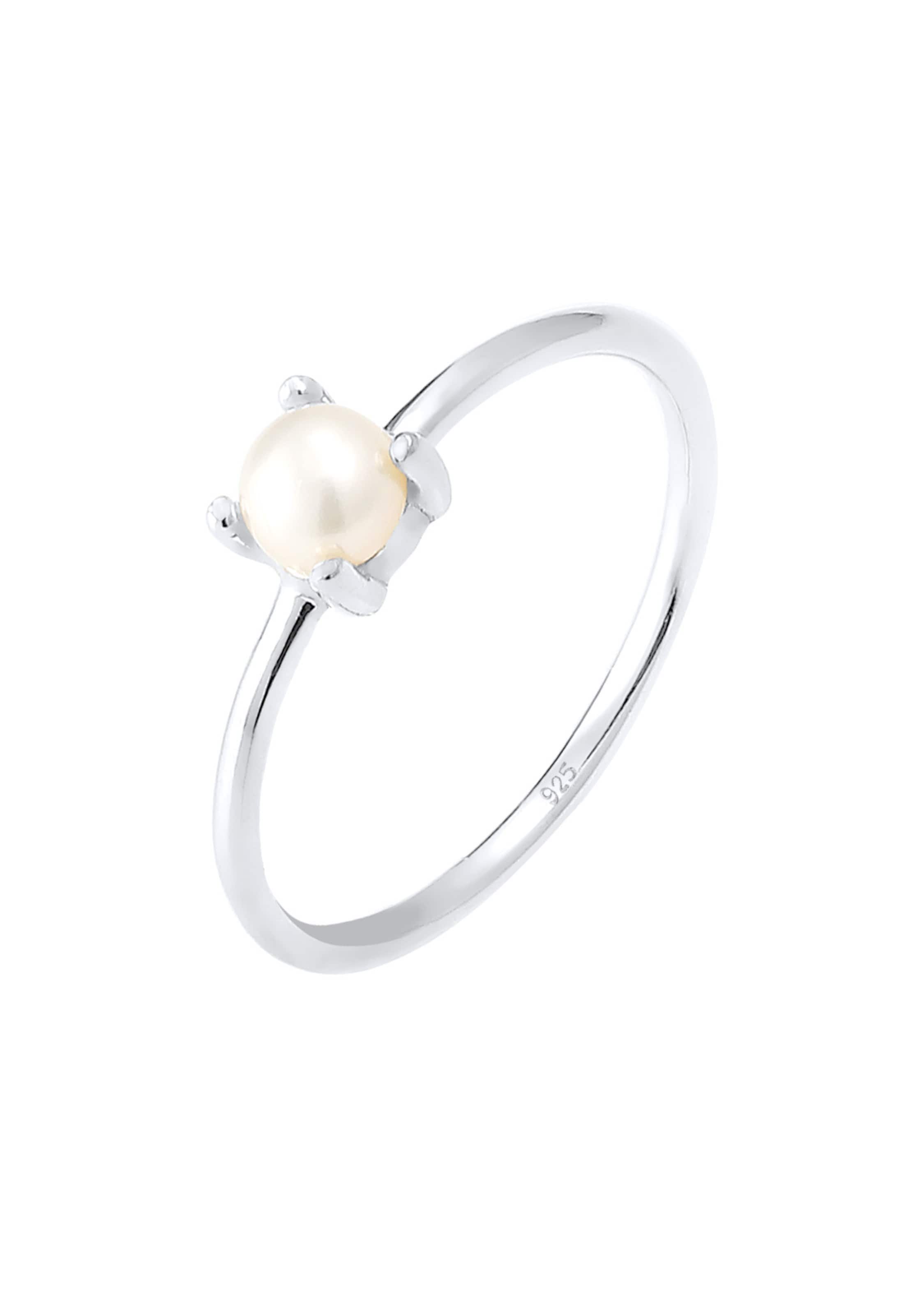 ELLI Ring in Silver: front