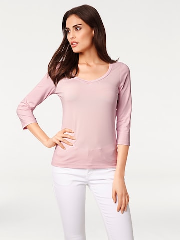 T-shirt heine en rose : devant