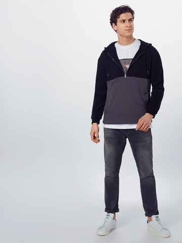 Urban Classics Regular Fit Sweatshirt in Schwarz