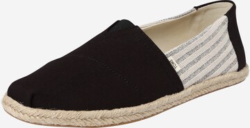 TOMS Espadrillid 'ALPARGATA', värv must: eest vaates