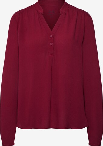 QS Blouse in Rood: voorkant